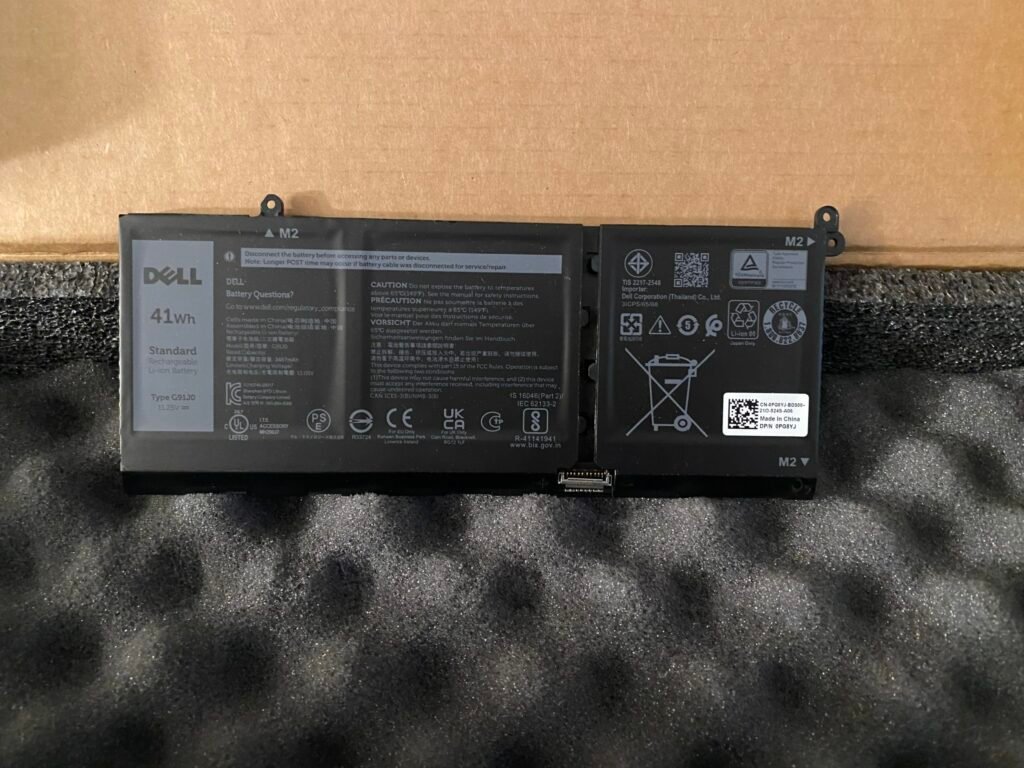 New Dell OEM Inspiron 15 3511 15.6" Battery 11.25V 41Wh 3467mAh G91J0 MGCM5