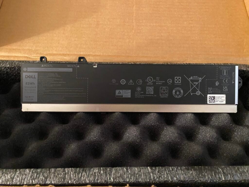 NEW OEM Dell Precision 7670 83Wh 9-Cell Laptop Battery - RCVVT 0RCVVT NWDC0